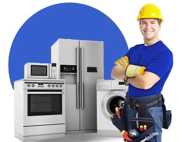 Technician with Appliances